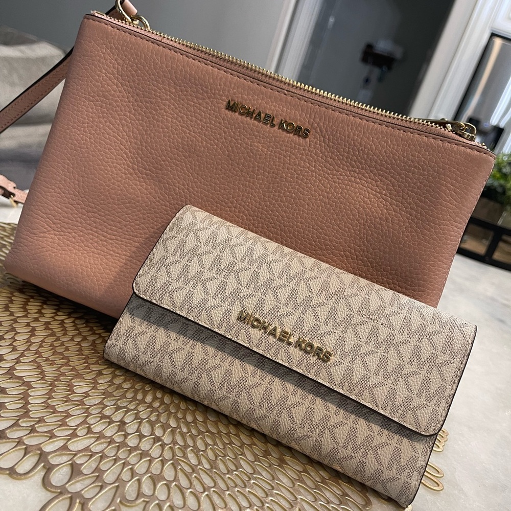 Michael Kors Crossbody Handbag & Wallet